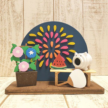 定製菸花和牽牛花裝飾品