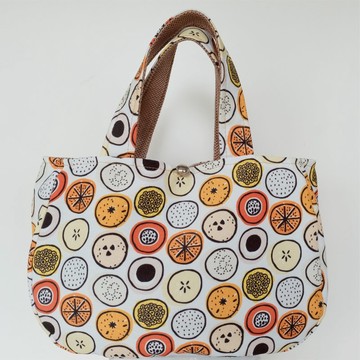 夏日野餐 午餐袋 媽媽包便當袋小托特袋娃娃車提袋-百果樂