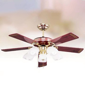 AC經典交流馬達52吋吊扇燈 F317、L052（手拉三段變速）