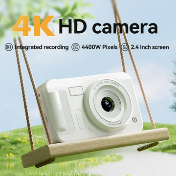 TIKTOK熱銷款跨境專供CCD卡片機2.4寸高清雙攝便攜式兒童數碼相機【Snowbelle優選】