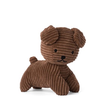 BON TON TOYS Snuffy小狗ECO燈芯絨填充玩偶-巧克力 21cm