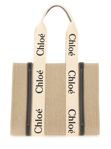 chloé "woody" tote bag
