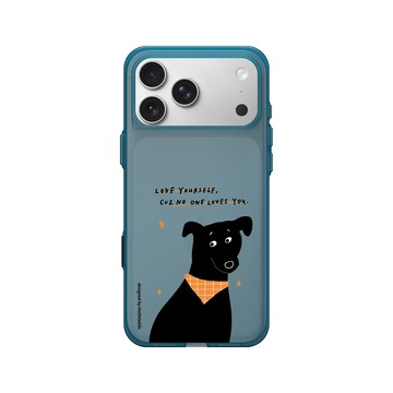 iPhone 17 Pro Max Clear (相機按鈕) 夜幕藍 - 小犬工作室 The little K9s - Love yourself.