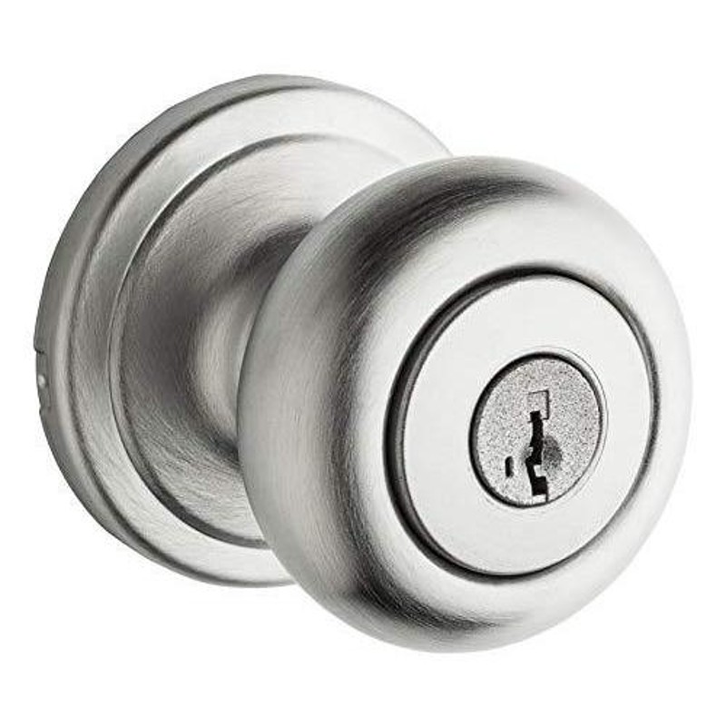 Kwikset 97402-878 ドアノブ サテンクローム-