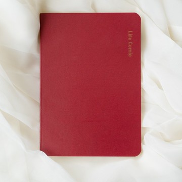 【LifeComic】手帳本替芯A5A6基礎通用橫線空白方格可平攤筆記本