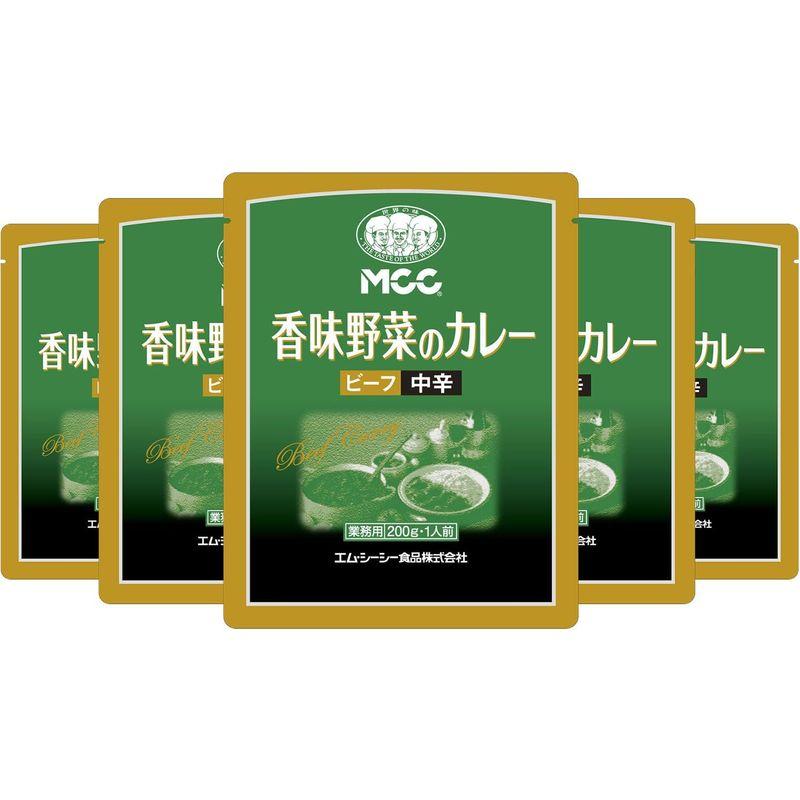 エム・シーシー食品 香味野菜のカレー(中辛) 200g×5個