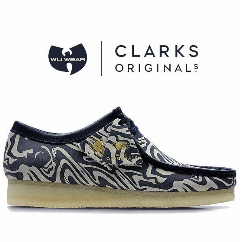 クラークス ワラビー ロー ウータン・クラン CLARKS WALLABEE LOW Wu Tang Clan NAVY MULTI 47057  ネイビーマルチ メンズ Ice Cream Glaciers of Ice メンズ | LINEブランドカタログ