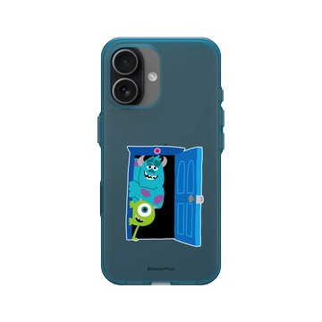 iPhone 17 Clear (相機按鈕) 夜幕藍 - 迪士尼-皮克斯 PIXAR - Knock! 怪獸電力公司