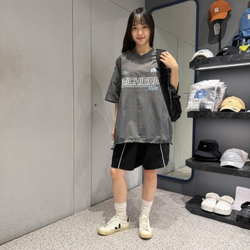 【MasCool】MICHIGAN運動風短袖 短袖T 短TEE 短袖TEE 休閒 美式 運動風 戶外