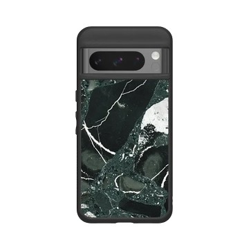 Pixel 8 Pro SolidSuit 黑 - 石紋與渲染 / Marble & Dreamy Gradient - 夜闌