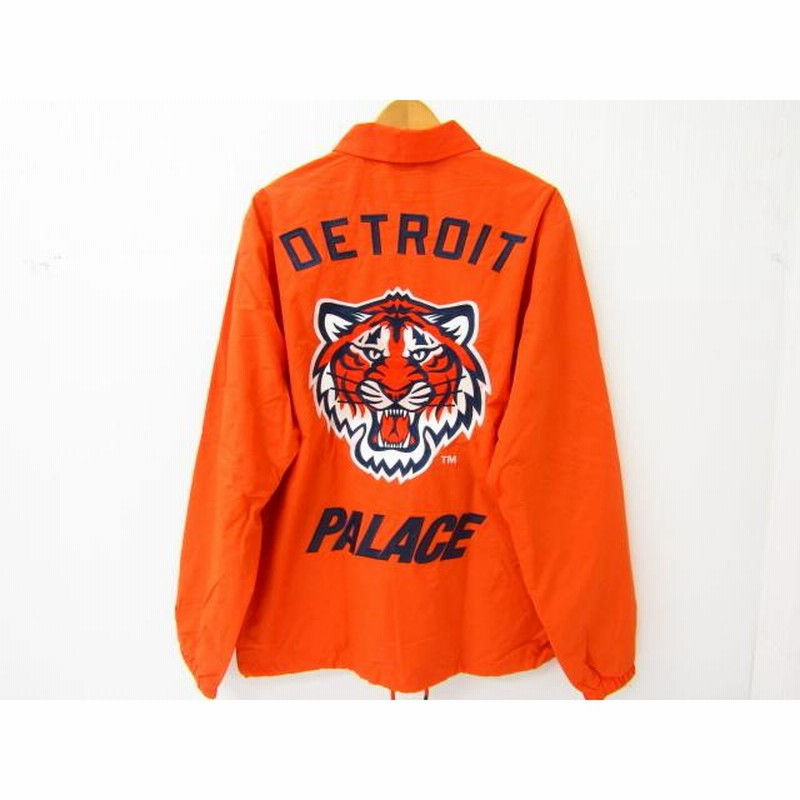 PALACE パレス × Detroit Tigers New Era デトロイト・タイガース ニューエラ Coach Jacket コーチジャケット  SIZE:XL♪FG5821 | LINEブランドカタログ