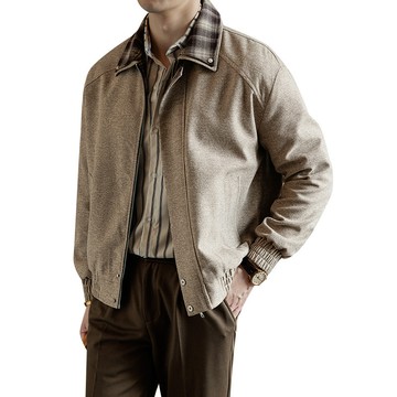 【HOT 本舖】男装2025秋冬男裝新款大碼原創源頭廠家痞帥夾克男 M-8XL（控價159）