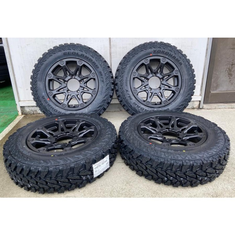 マッドタイヤ JB64 JB23 JB22 JA12 JA11 ジムニー 新品タイヤホイール4本セット ヨコハマ ジオランダー MT G003  185/85R16 175/80R16 195R16 | LINEショッピング