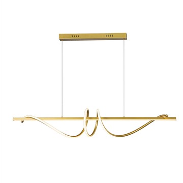 LED 60W 現代風金屬長型吊燈 18-61051