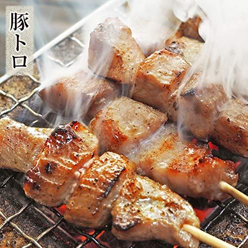 焼きとん 肉汁たっぷり 豚串 がっつり濃厚 串セット 塩 30本(豚カシラ10本 豚ハラミ10本 豚トロ10本) BBQ バーベキュー 焼肉 焼鳥 焼