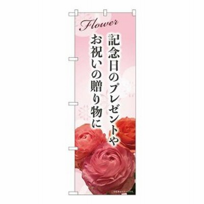 Nのぼり　記念日のプレゼント KMN　W600×H1800mm　81804 4539681818049