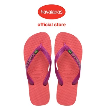 Havaianas哈瓦仕 拖鞋 男女鞋 巴西 國旗 跳色 桃紫色 Brasil Logo 4110850-4380U
