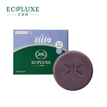 艾蔻斯ECOLUXE 洗髮餅100g/盒-薰衣草伯爵茶