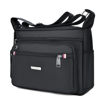 男包大容量牛津布休閑單肩包男士旅行百搭斜挎包男新款通勤包輕便