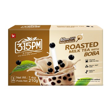 [家速配]3點1刻炭燒珍珠奶茶70g X3