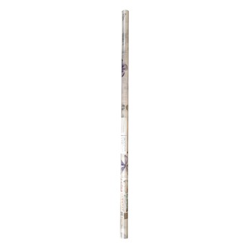自黏加大加寬玻璃防窺防曬貼  300 x 90cm  紫灰蝴蝶