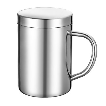 【媽媽咪呀】頂級316不鏽鋼兒童水杯 雙層隔熱防燙-帶蓋300ml-2入(寶寶防摔不銹鋼杯 漱口杯 可放消毒鍋)