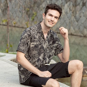 城市遨遊滿版印花襯衫｜多色 #P90013