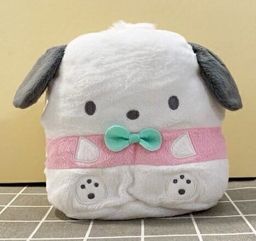 【震撼精品百貨】Pochacco 帕恰狗 三麗鷗帕恰狗化妝包/收納袋-粉衣#56868 震撼日式精品百貨