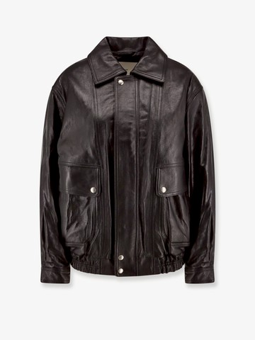 Oversize vintage leather jacket - DUNST - gender_Woman