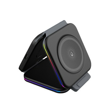 Zikko｜五合一摺疊夾心無線充電座ZK-CG01