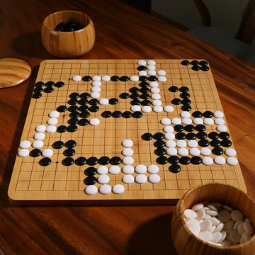 象棋 國際象棋 圍棋套裝五子棋子黑白棋子兒童學生益智初學者成人木制楠竹棋盤