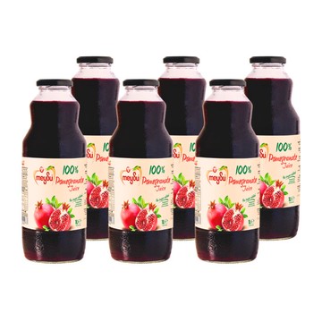 MEYSU美愫 100%紅石榴汁1000ml（瓶）x6入/箱