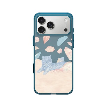 iPhone 17 Pro Max Clear (相機按鈕) 夜幕藍 - 欣蒂小姐 Miss Cyndi - 夢裡的老虎