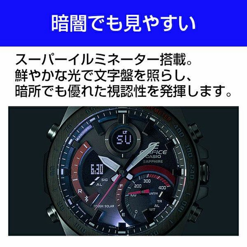 CASIO EDIFICE ECB-900DB-1B タフソーラー メンズウォッチ
