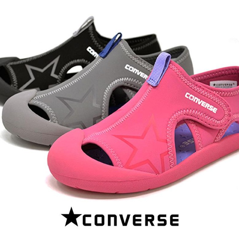 CONVERSE KID'S CVSTAR SANDAL TB コンバース CVスター サンダル キッズ ジュニア サンダル アウトドア スポーツ サンダル LINEショッピング