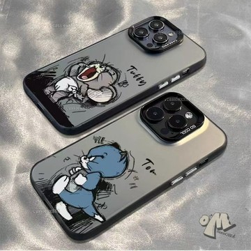 卡通貓和老鼠 iPhone 11 pro X XS MAX XR 8 plus 7 i8 i7 6 6s 防摔 手機殼