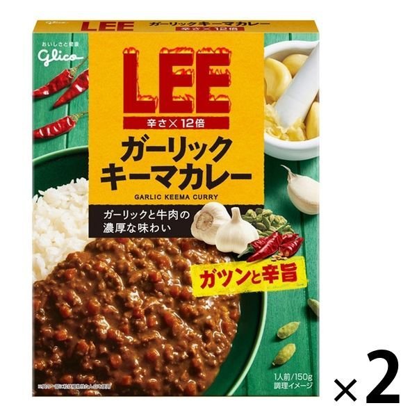 江崎グリコ江崎グリコ LEEガーリックキーマカレー辛さ×12倍 1セット（2個）