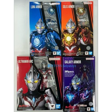 星矢 TOY  BANDAI 萬代  SHF  超人力霸王雅克 烈日裝甲 皓月裝甲 銀河裝甲 四款合售