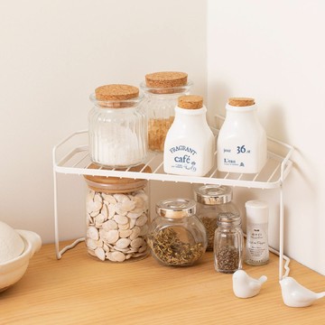 【UDiLiFE】 生活大師 樂司 小鐵 三角組合層架 廚房鍋架 鍋三角架子 鍋具 收納  轉角落地 家用 置物架