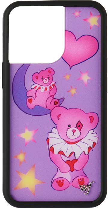 Wildflower Cases 紫色 Harlequin Bear Hug iPhone 13 Pro 手机壳