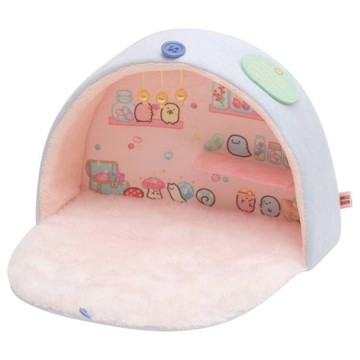 大賀屋 日貨 角落生物 房子 娃娃 裝飾 擺飾 公仔 布偶 玩偶 房間造型 角落小夥伴 正版 J00019959