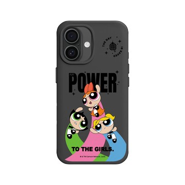 iPhone 16 SolidX 黑 - The Powerpuff Girls 飛天小女警 - 女孩的力量
