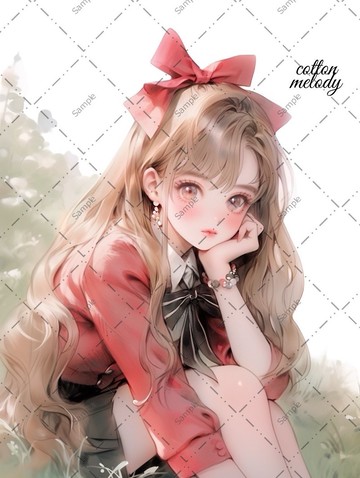 原創貼紙 no.477 人物貼紙 原創貼紙 人物貼紙 女孩貼紙 原創人物貼紙