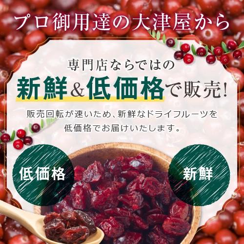 クランベリー 1kg アメ横 大津屋 業務用 ドライ ナッツ ドライフルーツ 製菓材料 Cranberry くらんべりー