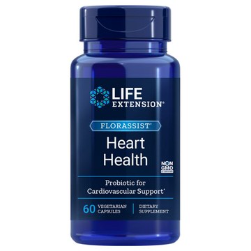 Florassist Heart Health Probiotic 60 Caps by Life Extension