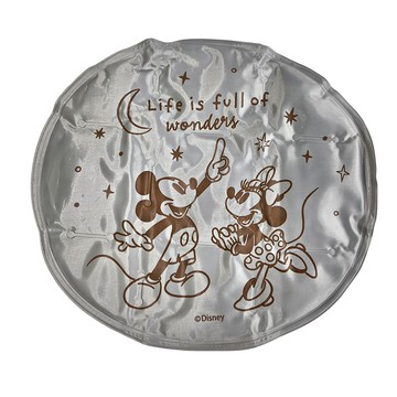 Disney 迪士尼 星空米奇 即刻降溫 多用途冷凝涼感墊  37 x 33cm  霧灰色