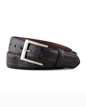 Glazed Alligator Belt