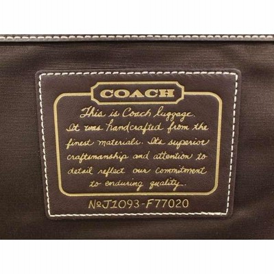コーチ キャリーバッグ シグネチャー ストライプ F77020 COACH 
