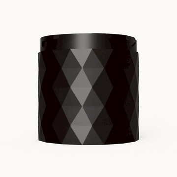 Wattle組件∣瓶身環節_菱紋_黑色