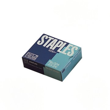 【 徠福】23/24 訂書針 10盒/中盒 NO.324